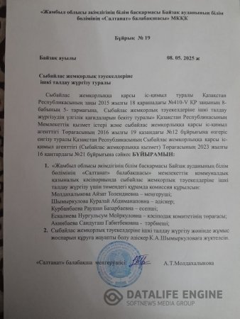 Сыбайлас жемқорлық тәуекелдеріне ішкі талдау жүргізу туралы